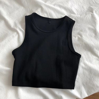 Damen Crop- Atmungsaktives Material Figurbetont