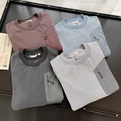Damen Strickoberteil mit Reißverschluss und Tasche Eveloria