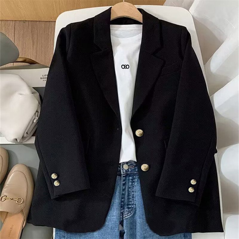 Damen Blazer Doppelter Knopfleiste Eveloria