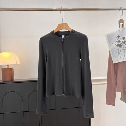 Damen Sportjacke Übergangsjacke Reißverschluss Eveloria
