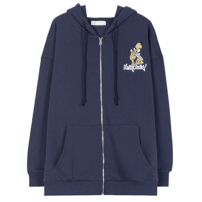 Damen Kapuzenjacke Gestickt Eveloria
