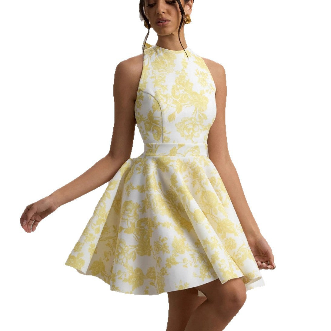 Damen Minikleid mit Rock und Cut-Outs