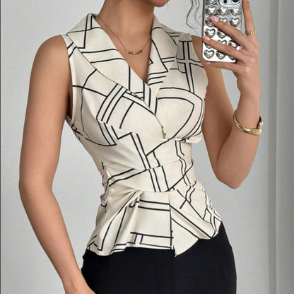 Damen Blusentop Moderner Schnitt Strukturiertes Design Eveloria