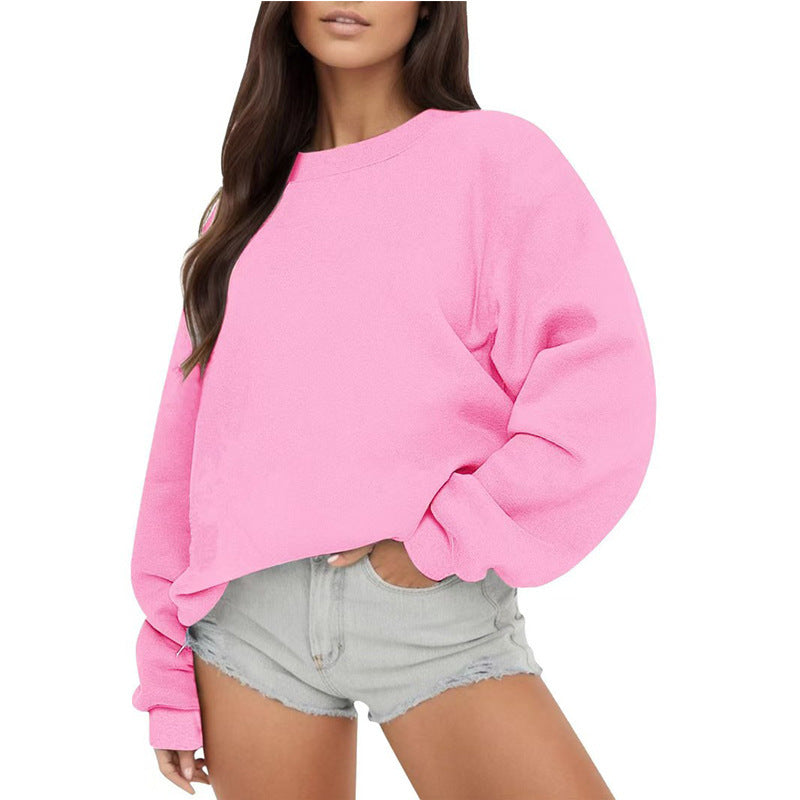 Damen Sweatshirt Lässiger Schnitt Voluminöse Ärmel Eveloria