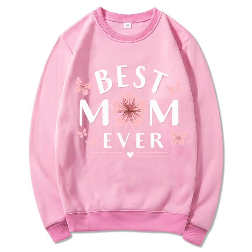 Damen Sweatshirt Floral Design Weiss