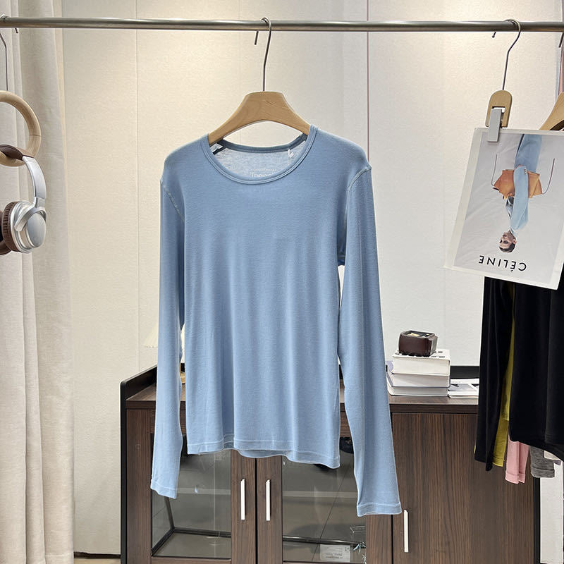 Damen Langarmshirt Weiches Jersey Ergonomisch Eveloria