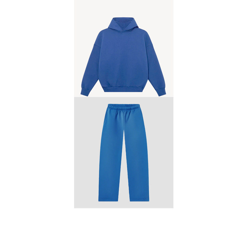 Damen Sweatshirt-Hose-Set Hochkragen Lässiger Schnitt Grau Eveloria