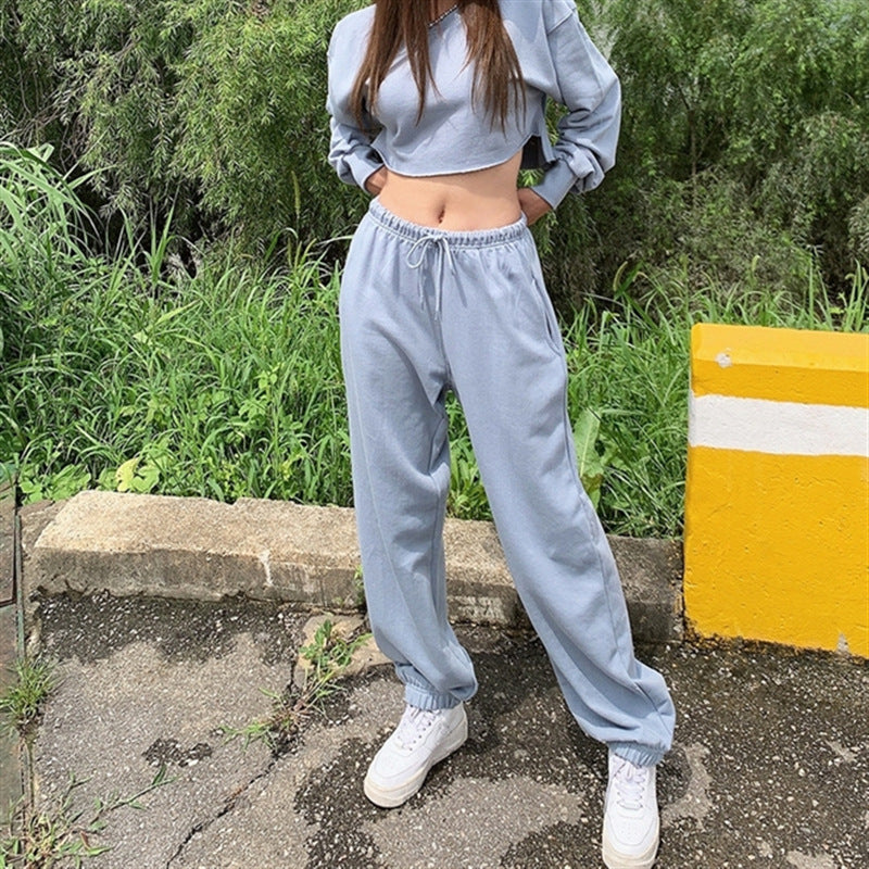 Damen Loungewear-Set mit Sweatshirt und Jogginghosen