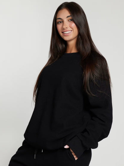 Damen Freizeit-Set Waffelstruktur Bequem Eveloria