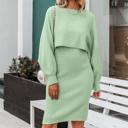 Damen Strickkleid mit Oberteil Eveloria