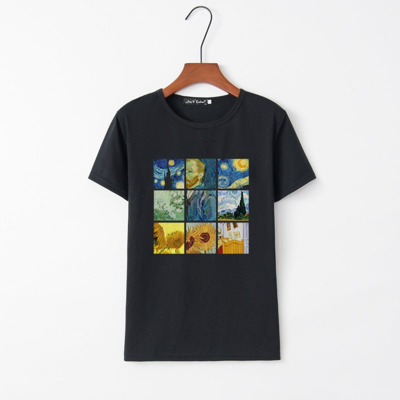 Damen T-Shirt Kunstprint Eveloria