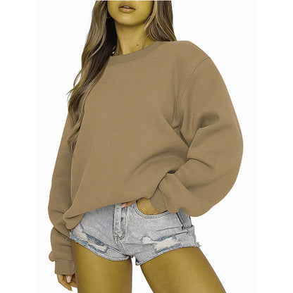 Damen Sweatshirt Lässiger Schnitt Voluminöse Ärmel Eveloria
