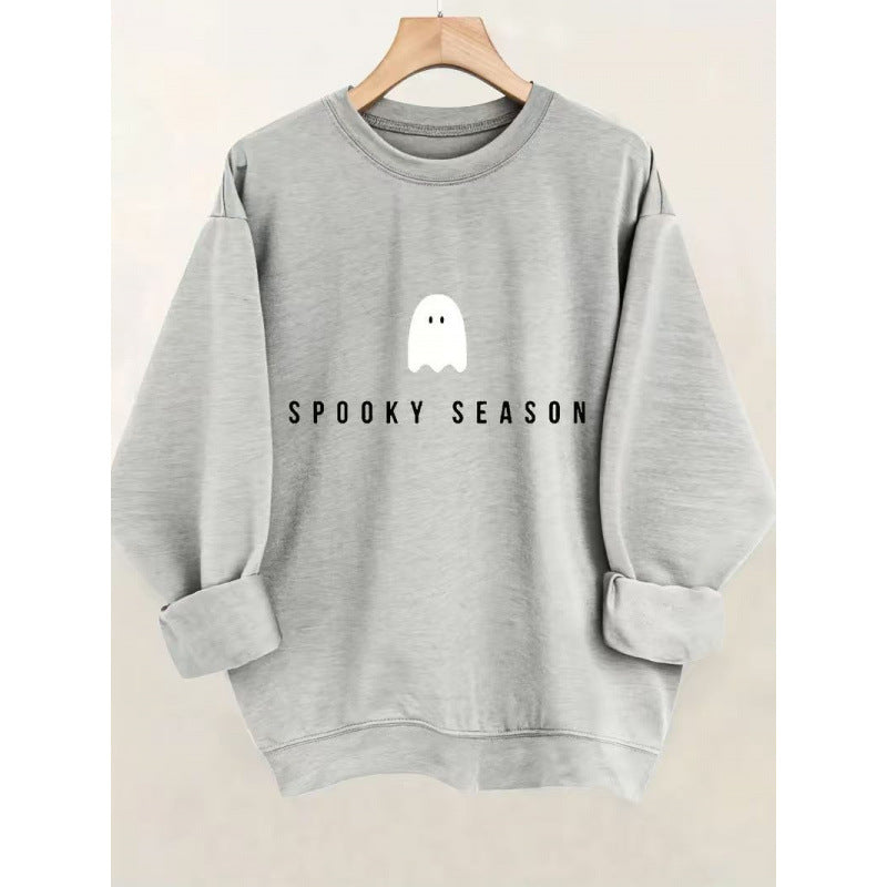 Damen Sweatshirt Weiches Innenfleece Gruselmotiv Eveloria