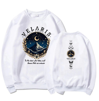 Damen Sweatshirt Nachthimmel Motiv Eveloria