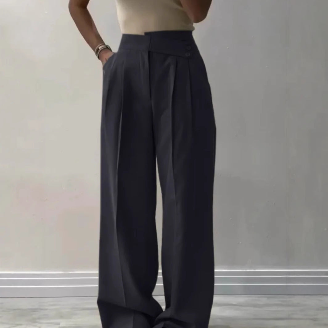 Damen Bügelfaltenhose Eveloria Weit