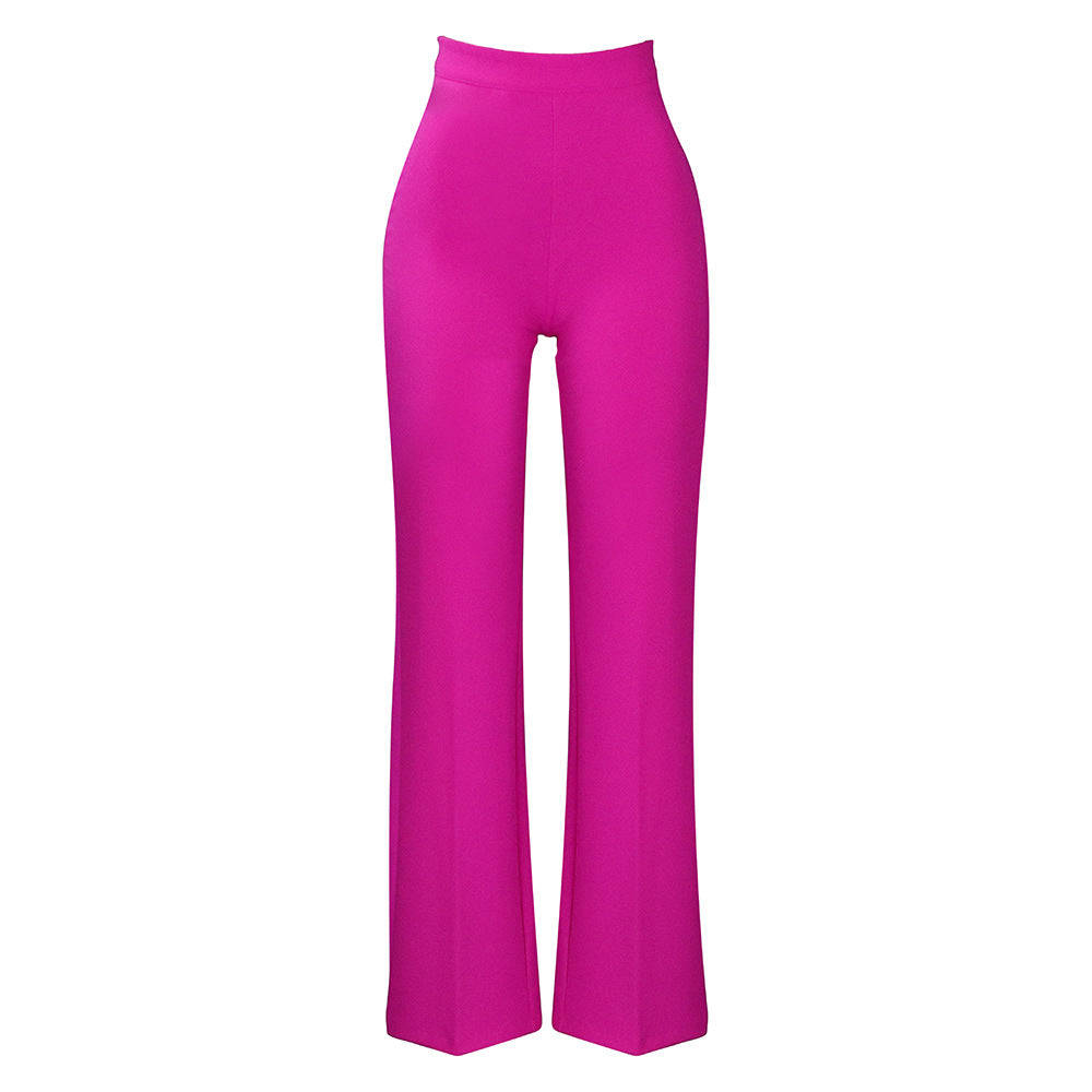 Damen High-Waist-Hosen Figurbetonter Stil Eveloria