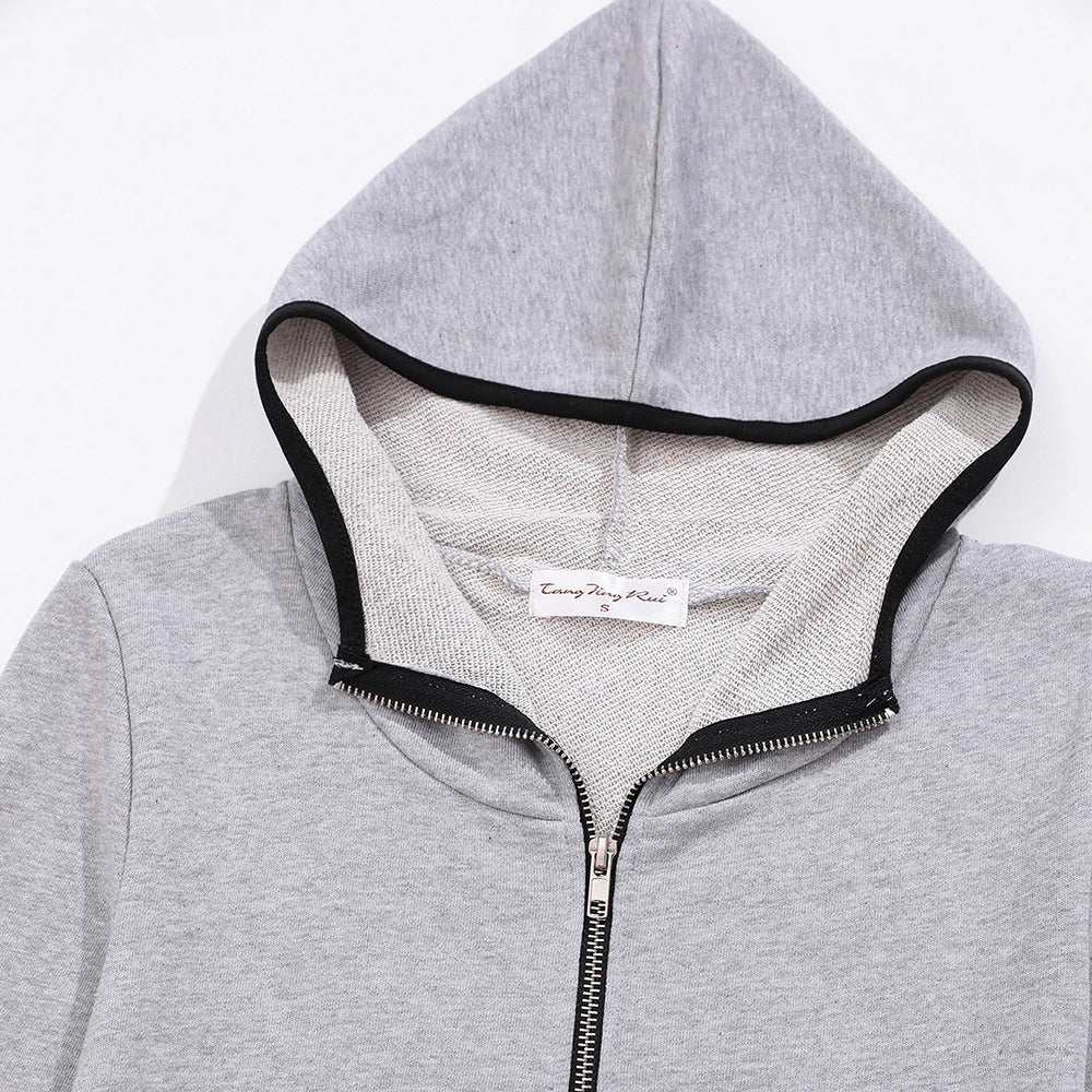 Damen Sportliche Zip-Hoodie-Jacke Eveloria