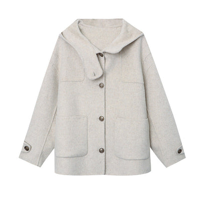 Damen Fleecejacke Oversized Große Taschen Eveloria