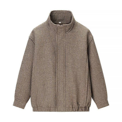 Damen Übergangsjacke Hahnentritt-Muster Eveloria
