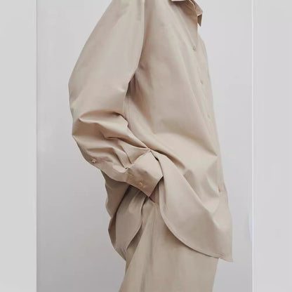 Damen Hochbundhose Klassisch Falten Elegant Eveloria