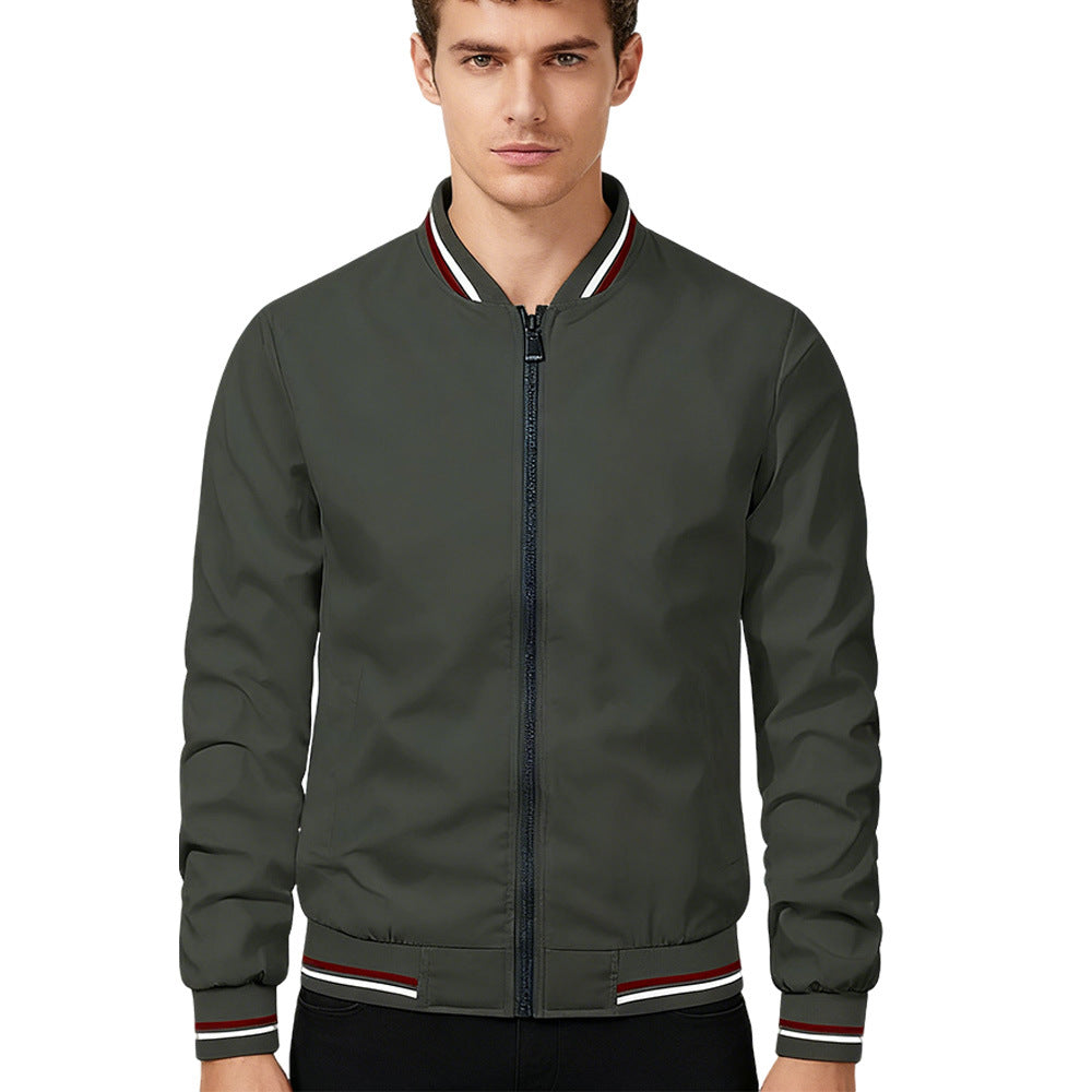 Herren Harringtonjacke Winddicht Wasserdicht