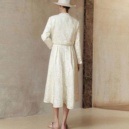 Damen Hochzeitskleid Langärmlig mit Jacke Eveloria