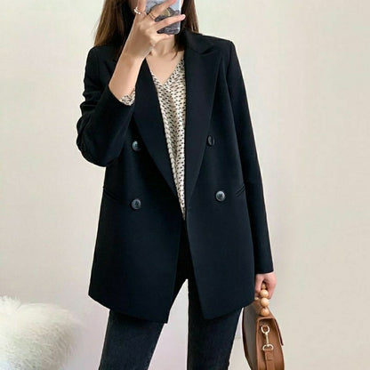 Damen Blazer Doppelreiher Eveloria Elegantes Design