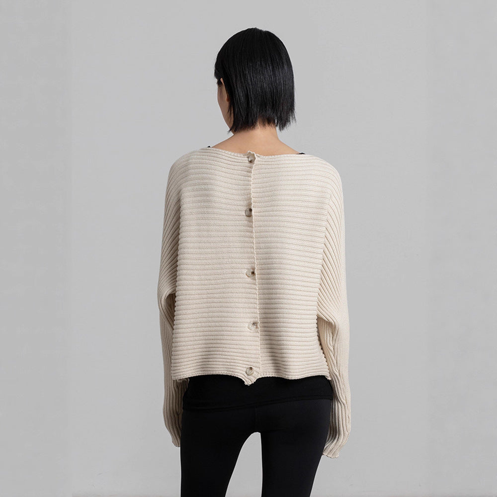 Damen Strickpullover Eveloria Gemütlich Stylisch