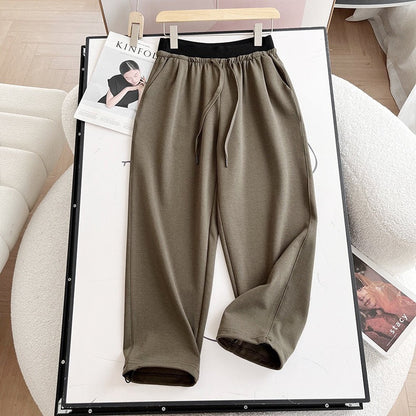 Damen Freizeithose Verstellbarer Bund Bequem Eveloria