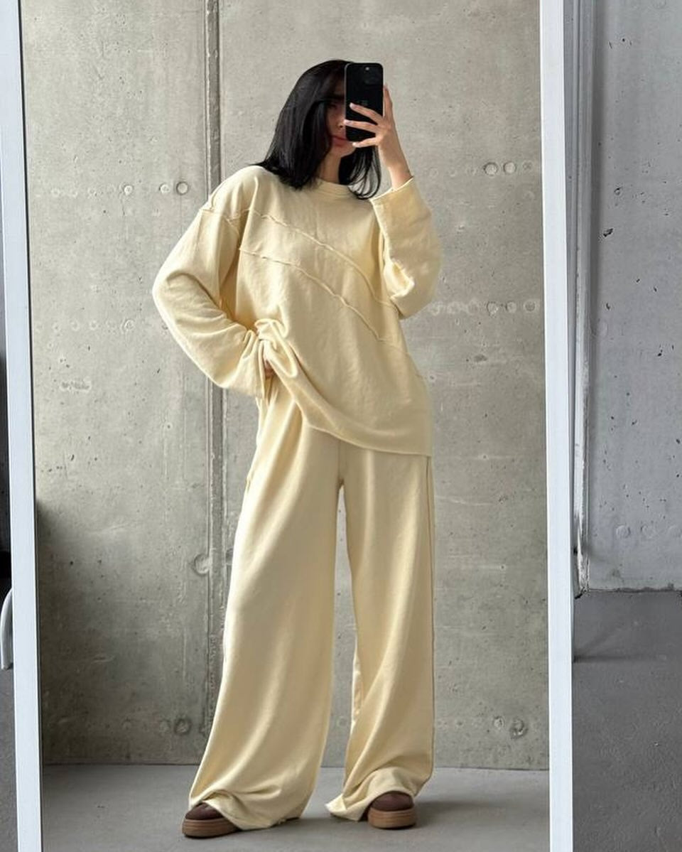 Damen Lounge-Anzug Weites Design Bequem Eveloria