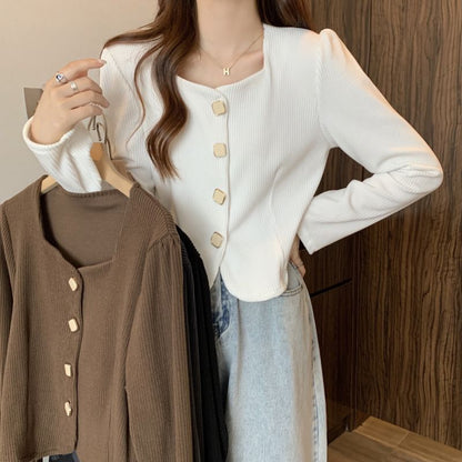 Damen Kurzjacke mit Knöpfen Eveloria - Eveloria