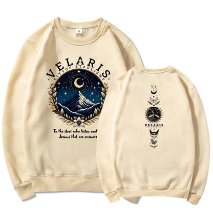 Damen Sweatshirt Nachthimmel Motiv Eveloria