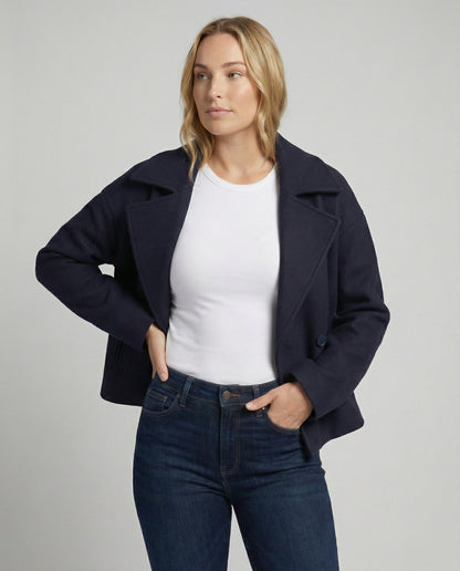Damen Doppelreiher Kurzjacke