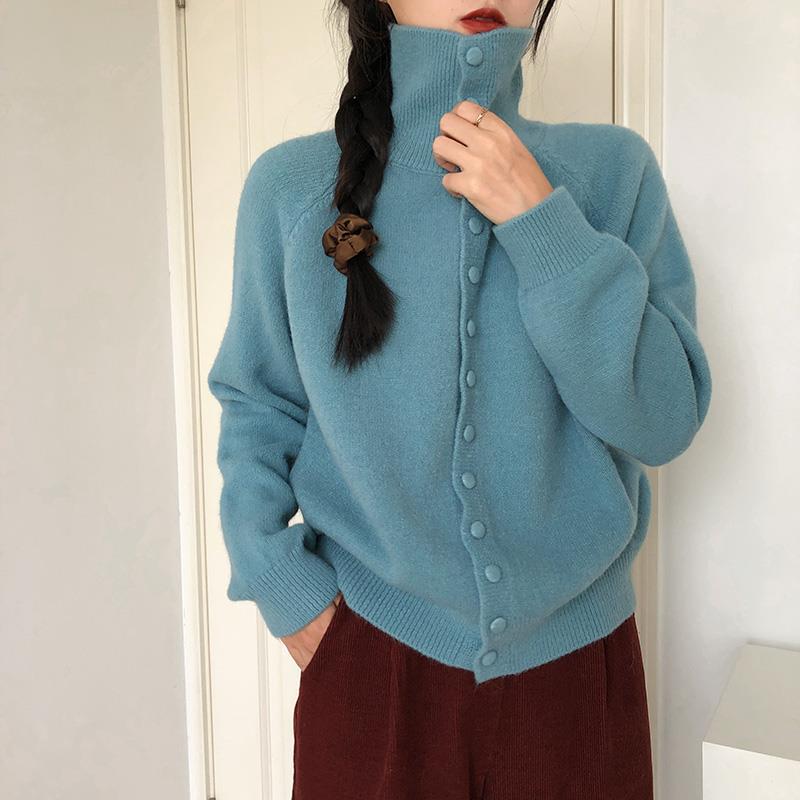 Damen Cardigan mit Knöpfen Modisch Eveloria