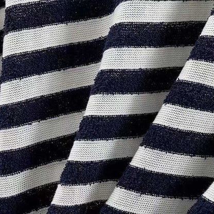 Damen Streifenpullover Weitschnitt Eveloria