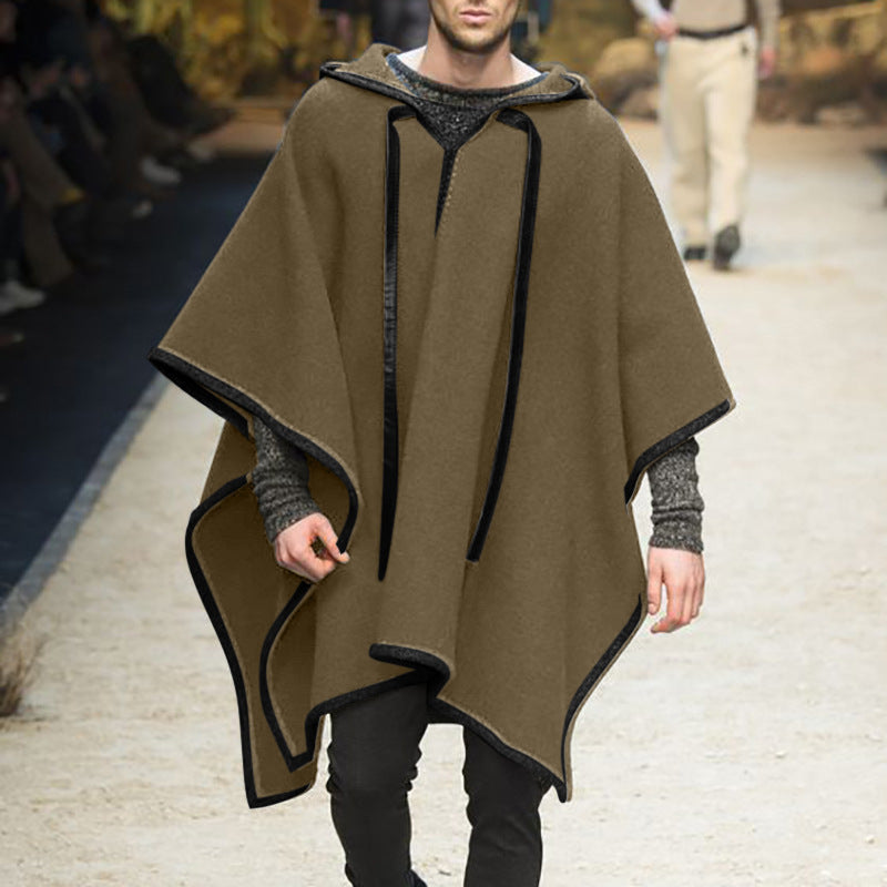 Herren Kapuzenponcho Atmungsaktives Material Eveloria