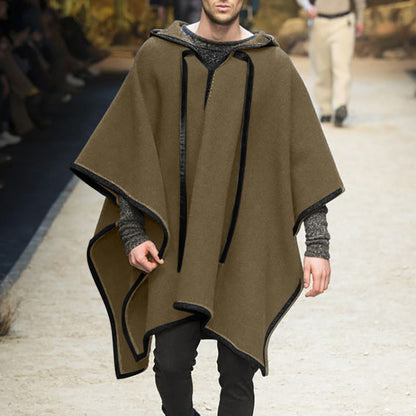 Herren Kapuzenponcho Atmungsaktives Material Eveloria