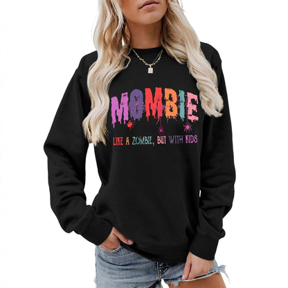 Damen Sweatshirt Zombie Motiv Eveloria