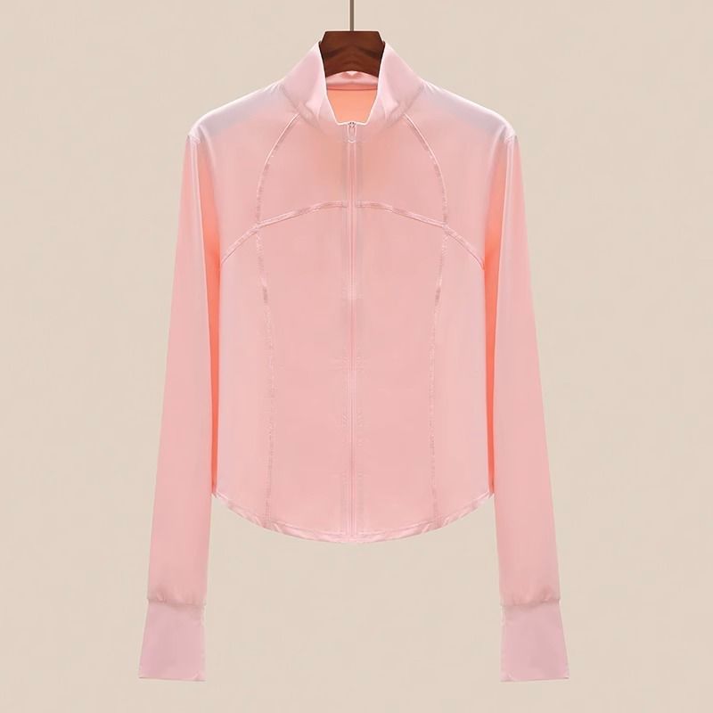 Damen Sportjacke Hochkragen Reißverschluss Eveloria