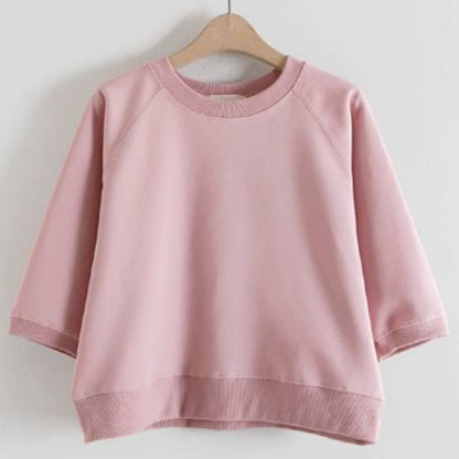 Damen Sweatshirt 3/4-Ärmel Leicht Eveloria