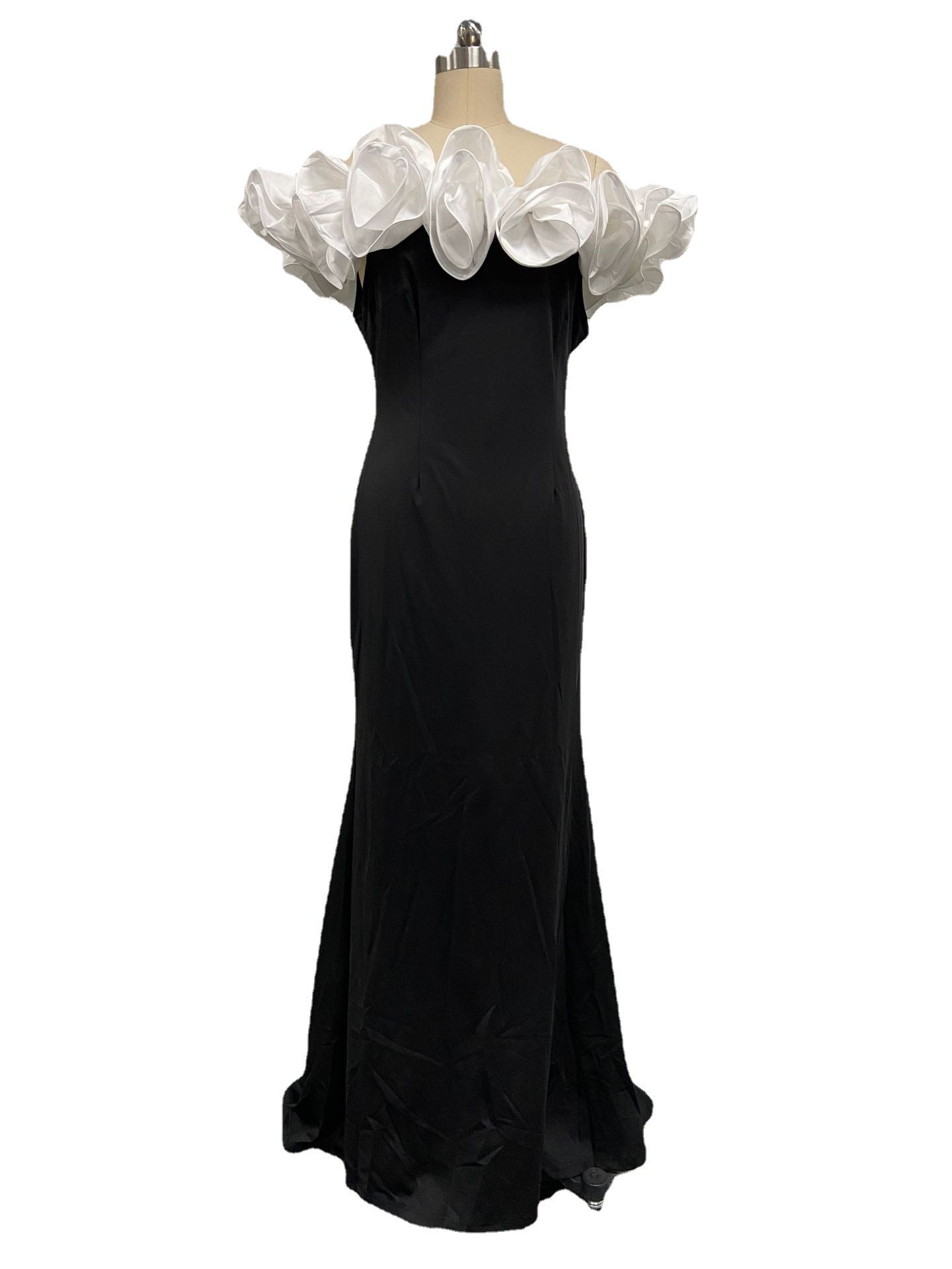 Damen Abendkleid Voluminöses Oberteil Figurbetonter Rock Eveloria