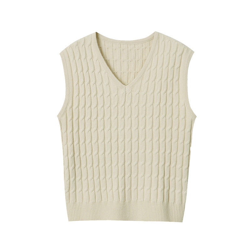 Damen Strickpullover Ohne Ärmel Eveloria