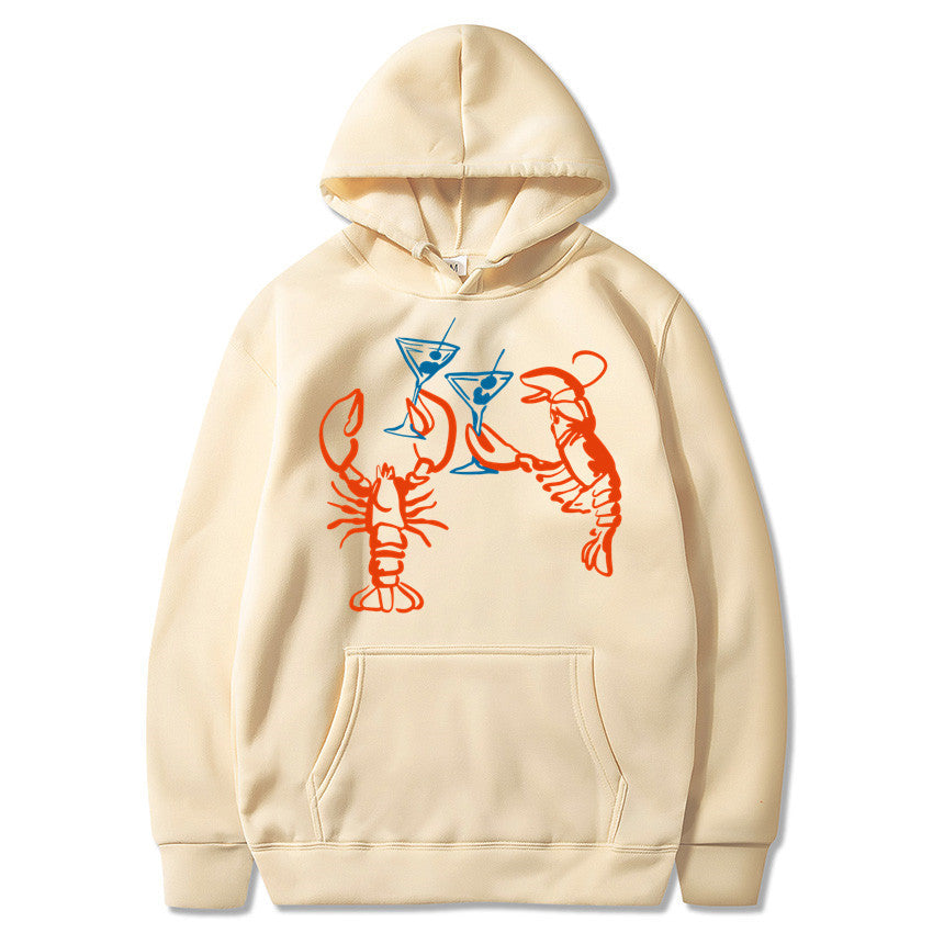 Damen Kapuzenpullover Hummer Motiv Eveloria - Eveloria