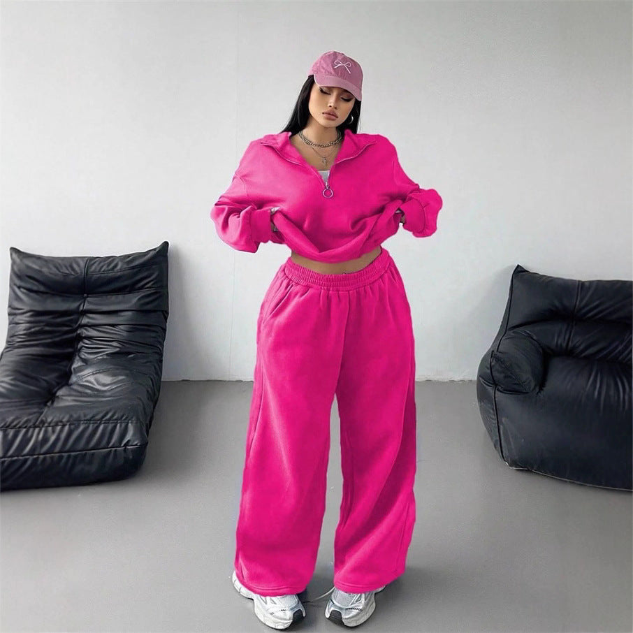 Damen Sportliches Hoodie und Sweathosen Set Eveloria
