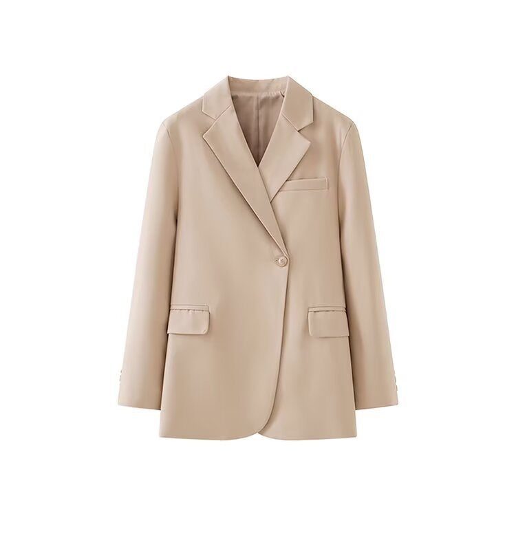 Damen Blazerjacke Moderner Schnitt Praktische Taschen Eveloria