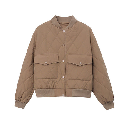 Damen Übergangsjacke Gesteppt Minimalistisch Eveloria