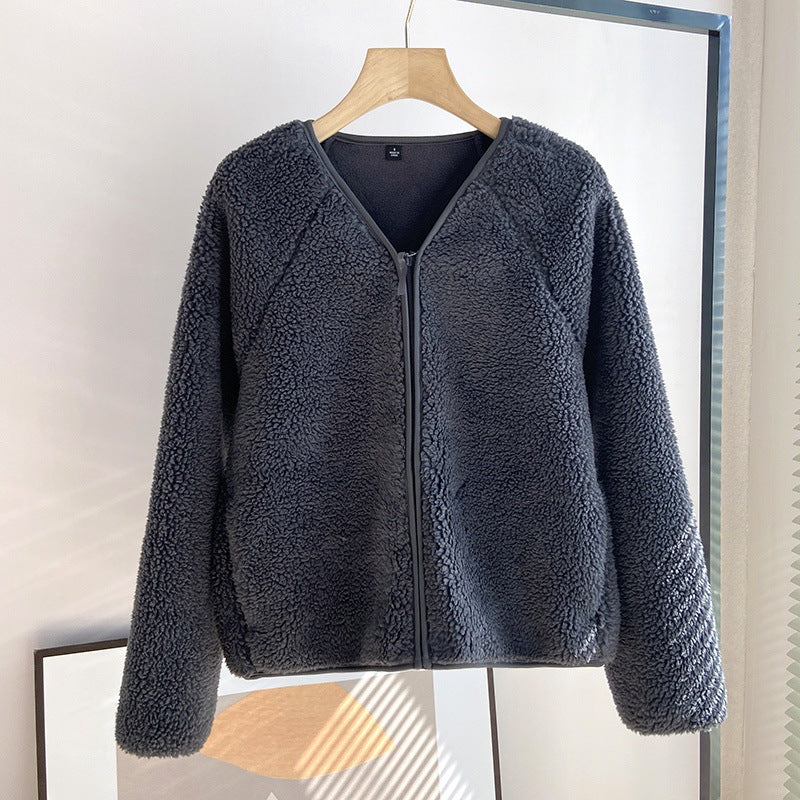 Damen Kuscheljacke Weiches Fleece Eveloria