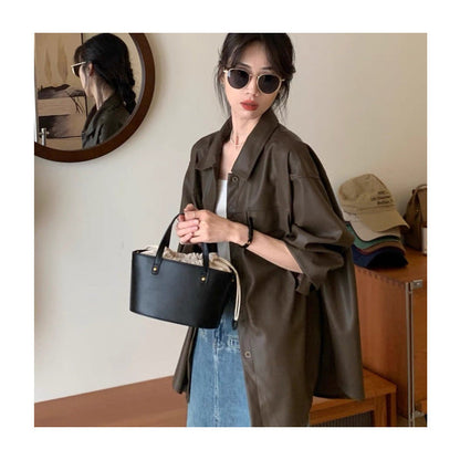 Damen Oversized Jacke mit Taschen Eveloria