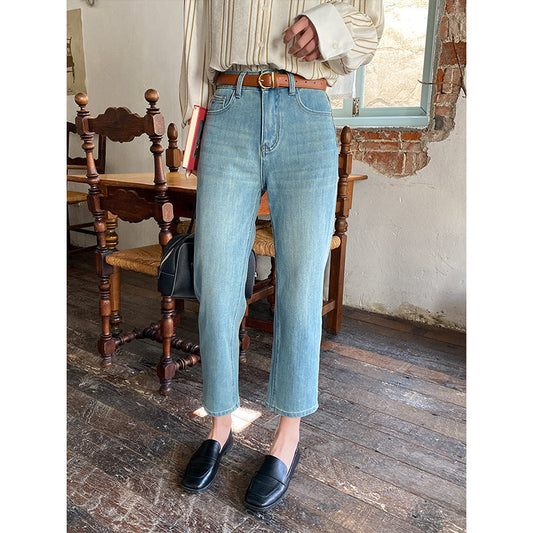 Damen Jeans Moderner Schnitt Eveloria - Eveloria