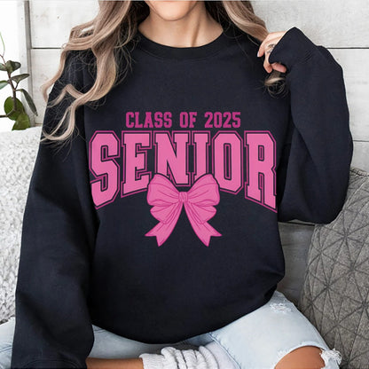 Damen Sweatshirt Abschlussjahr Schleifendesign Grau Eveloria - Eveloria